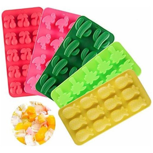 Juego De 5 Moldes De Silicona Para Hacer Dulces De Vaca...