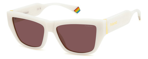 Lentes Sol Polaroid Mujer White 206332vk655kl