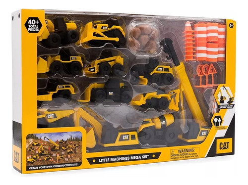 Cat, Set Litle Machines Cat Maquinas De Construcción
