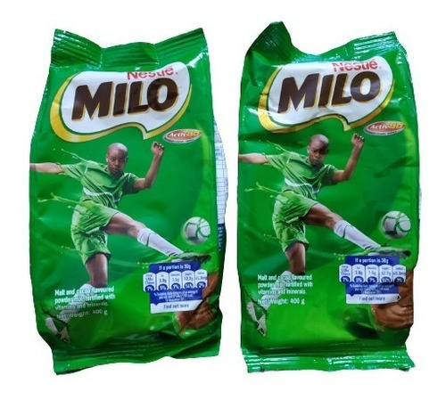 2 Bolsas De 400g Chocolate En Polvo Milo - Envio Gratis
