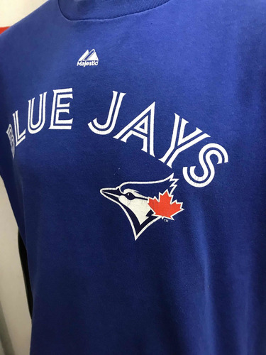 Remera Majestic Mlb Toronto Blue Jays Lawrie Talle Large