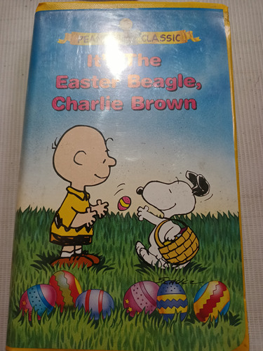 Película Vhs Charlie Brown It's The Easter Beagle En Inglés 