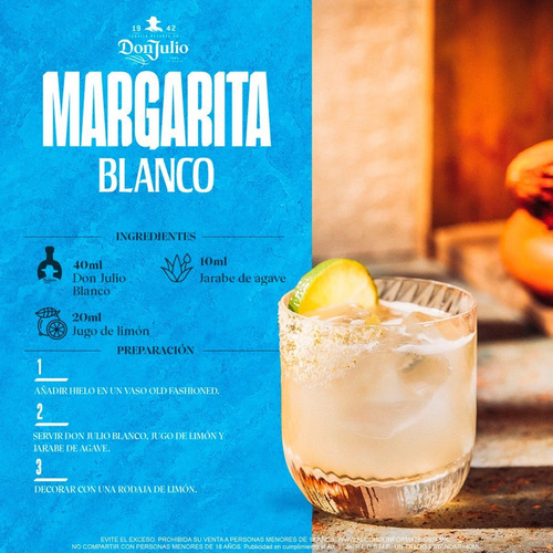 Imagen 4 de 6 de Tequila Don Julio Blanco 700ml