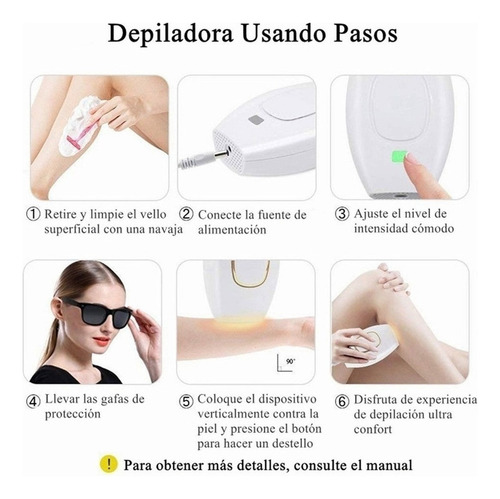Removedor Pêlos Laser Com Luz Pulsada Permanente Indolor Ipl