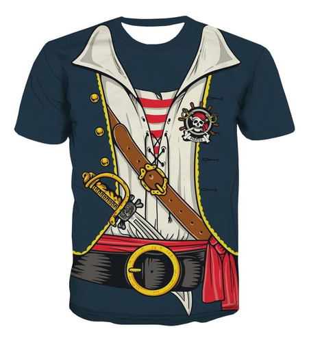 Kyku Camisetas Piratas Para Hombres Camisetas Divertidas Con