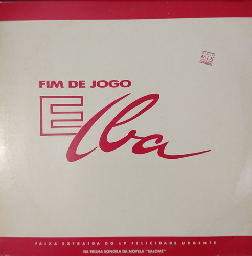 Lp Elba Ramalho Fim De Jogo Disco Promo Mix Single