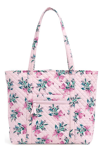 Vera Bradley Vera Tote Bag, Happiness Returns Pink-recycled