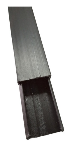 Cablecanal Negro Con Adhesivo 20x10mm Pack X 10u X 2 Metros