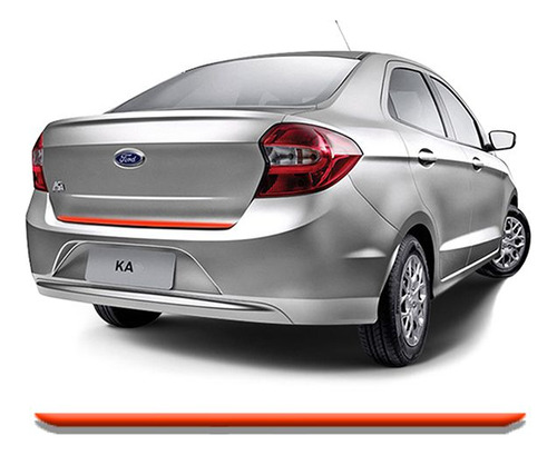 Friso Do Porta Malas Ford Ka Sedan 2015/ Vermelho Refletivo