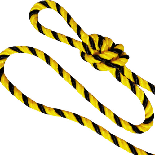 Corda Zebrada 12mm 100m Carnaval Praia Sinalização Contenção