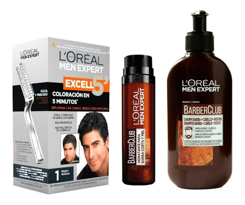 Pack Coloración Negro + Cuidado Barba Men Expert