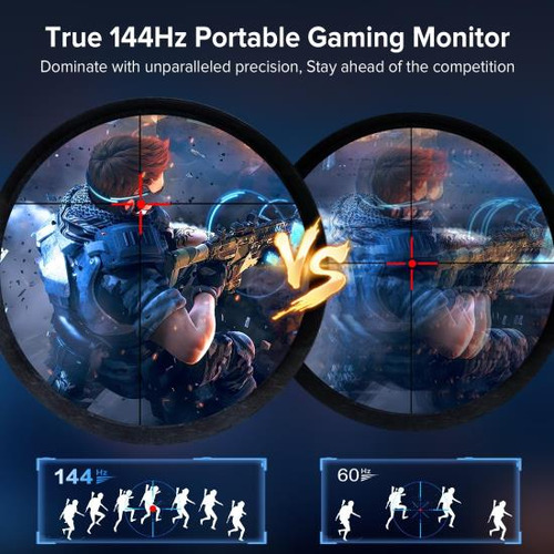 Uperfect Monitor Portátil 2k 144hz Monitor De Juegos Portáti