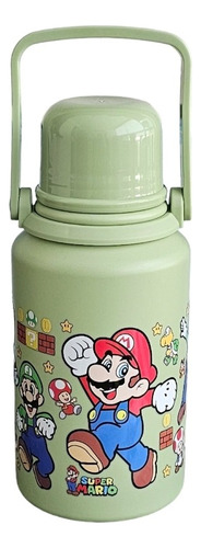 Botella Plastica Agua 1.200 Ml,diseño Super Mario Bros