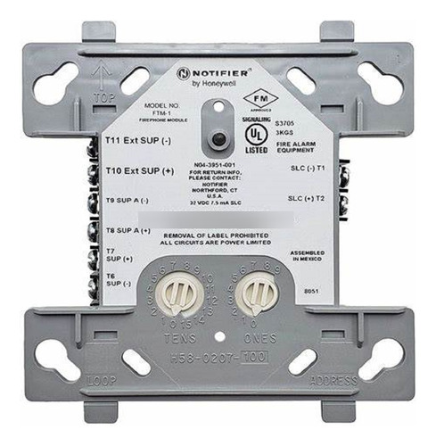 Ftm-1 Modulo De Control Telefonico Direccionable - Notifier 