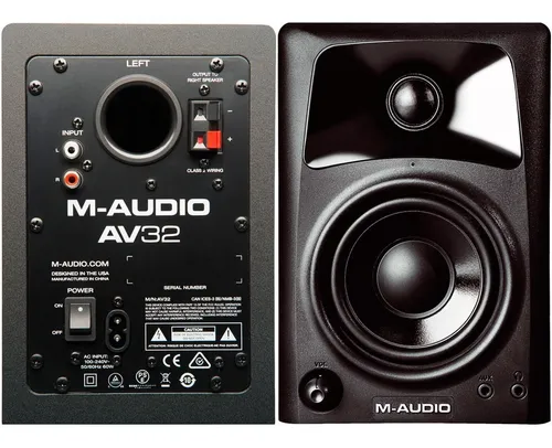 M-audio Av32 Monitores De Estudio Activo