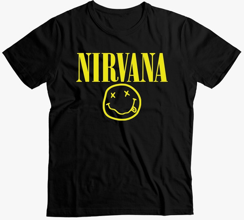 Remera Nirvana  Kurt Cobain Algodon