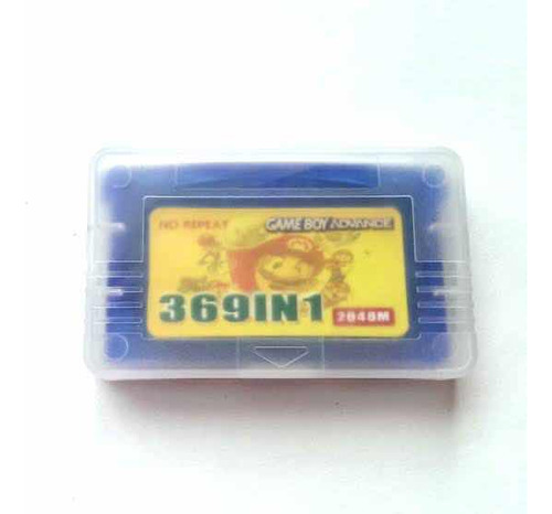 Cartucho 369 En 1 Gba Gameboy Advance Mario Polemon Contra