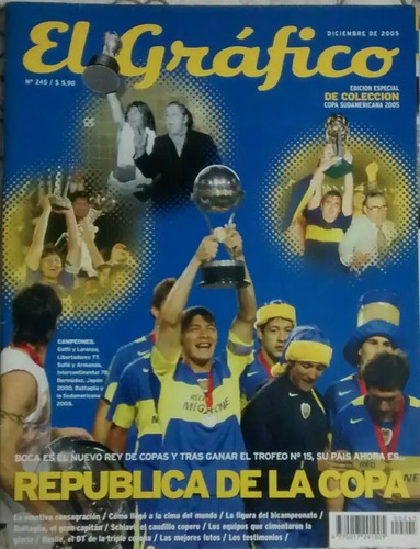 El Grafico Boca Campeon Copa Sudamericana 2005. | MercadoLibre