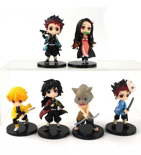 Boneco Colecionável Tanjiro Demon Slayer Kimetsu no Yaiba Com Caixa Favorito