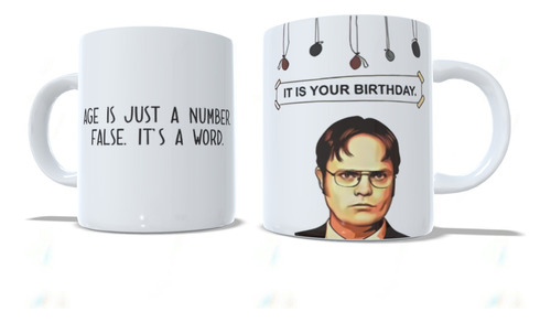 Taza Dwight - Cumpleaños - The Office - Cerámica Importada