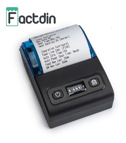 Impresora Térmica 58mm Bluetooth Portable Ticketera Portatil