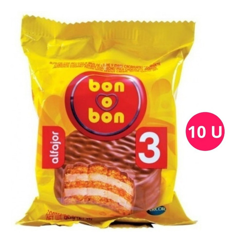 Alfajor Bon O Bon Triple X10 U *golosinas Del Sur*