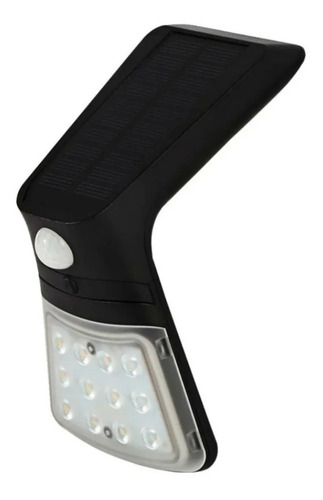 Par De Mini Lámparas Solares Con Sensor De Presencia Luceco Color Negro
