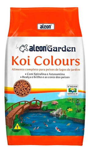Ração Koi Colours Garden 4kg Alcon