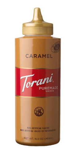 Salsa De Caramelo Torani Puremade 468gr 