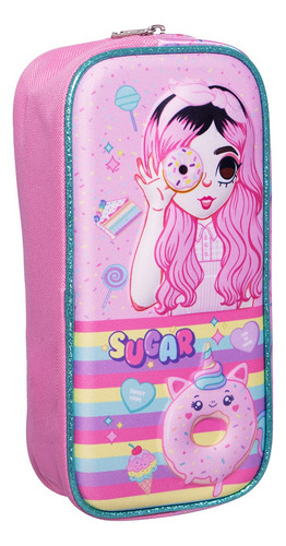 Kit Mochila Mis Pastelitos Lonchera Lap Kinder Original Rosa Rosa