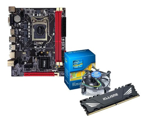 Kit Processador I3 3240 + Placa Mãe 1155 + 8gb Memória Ddr3