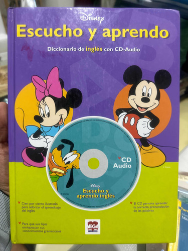 Diccionario Inglés Infantil Escucho Y Aprendo Con Cd Disney