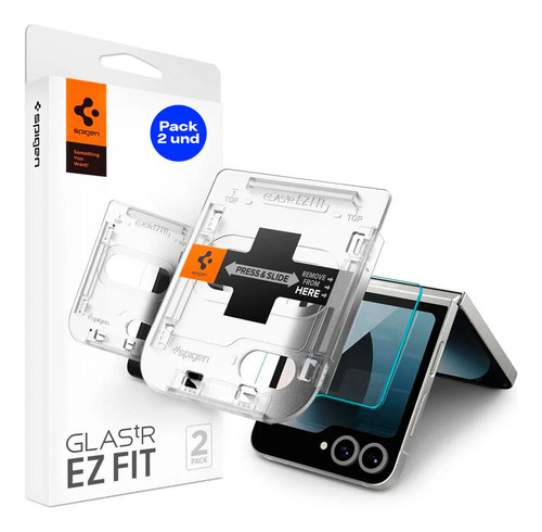 Vidrio Display A1 Spigen Para Galaxy Z Flip6 Flip 6 (2und)