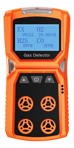 Medidor De Gas Con Detector De Gases O2 H2s Co Lel 4 En 1
