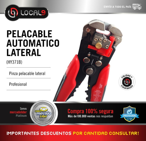 Pinza Pelacables Automatico Lateral Ajustable Hony-koion