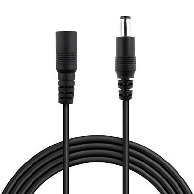 10ft Macho A Hembra 2,1 X 5,5 Mm Dc Extensión Cable Para Led