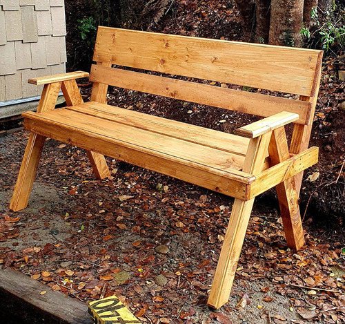 Banca De Madera Para Terrezas Y Quinchos 