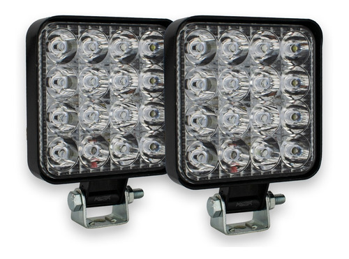 Par Faros 16 Led Estrobo Auxiliares 4x4 Universales Spot