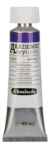 Tinta Acrílica Schmincke Akademie 60ml 440 Brilliant Violet