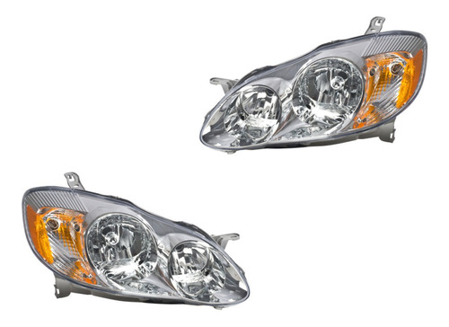 Par De Faros Depo Toyota Corolla 2003 2004