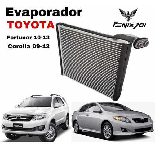 Evaporador Toyota Fortuner 10-13/ Corolla 09/13