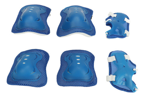 Rodilleras Y Coderas Blue Kids, Esponjas Suaves Para Patinaj