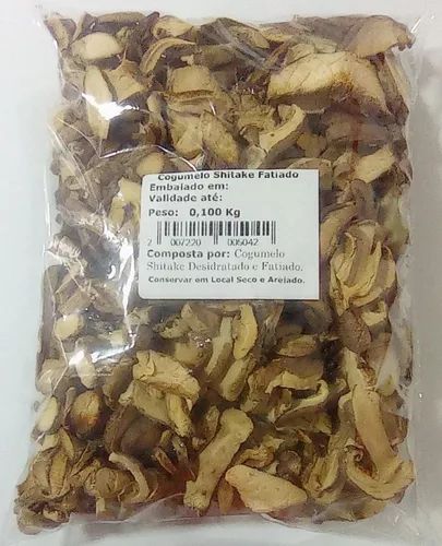 Shitake desidratado (100g) – Império dos Cocos