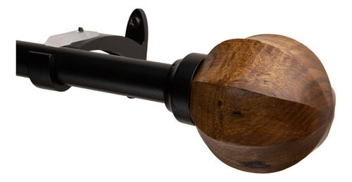 Set De Barra Simple 19/16 Madera Esfera