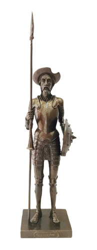 Figura Don Quijote De La Mancha En Fina Resina