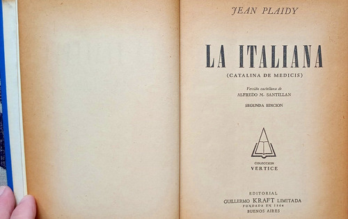 La Italiana (catalina De Médicis) - Jean Plaidy