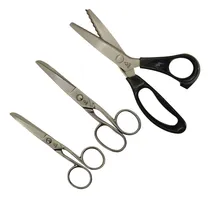 Comprar Kit 3 Tijeras De Sastre Zig Zag Modista Costura Profesional
