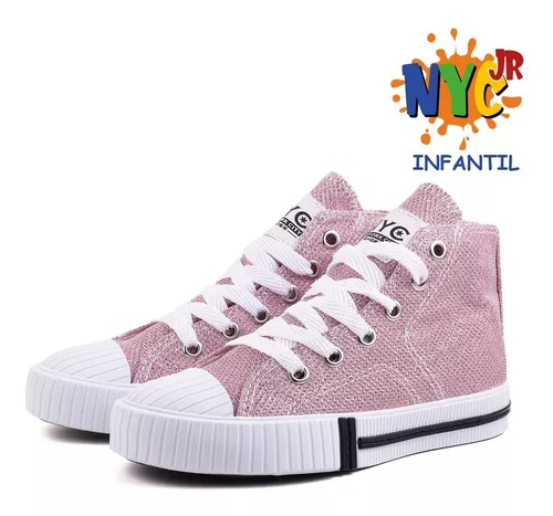 TÊNIS ALL STAR BOTINHA GLITTER INF