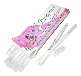 12 Plumas Bolígrafos Lapiceros De Tinta Blanca Gel Blanco
