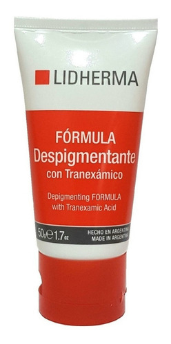 Crema Lidherma Blanqueadores Fórmula Despigmentante De 50g